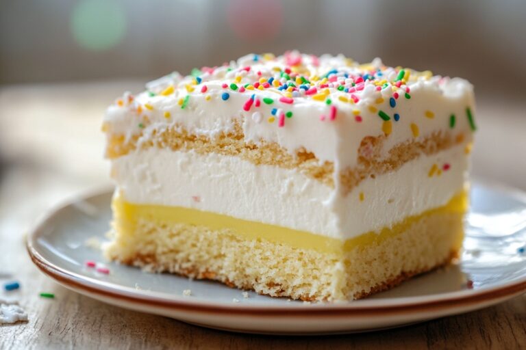 No Bake Birthday Cake Delight Recipe