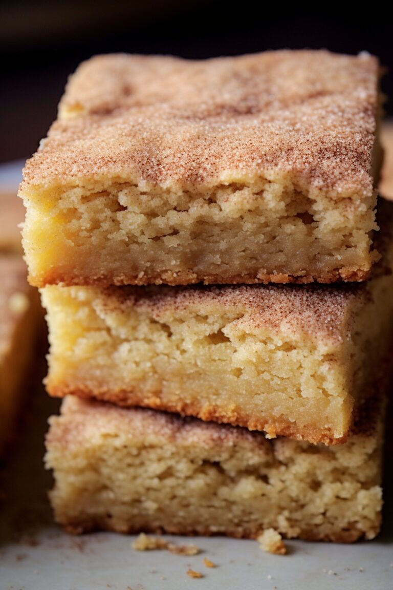 Snickerdoodle Cookie Bars Recipe