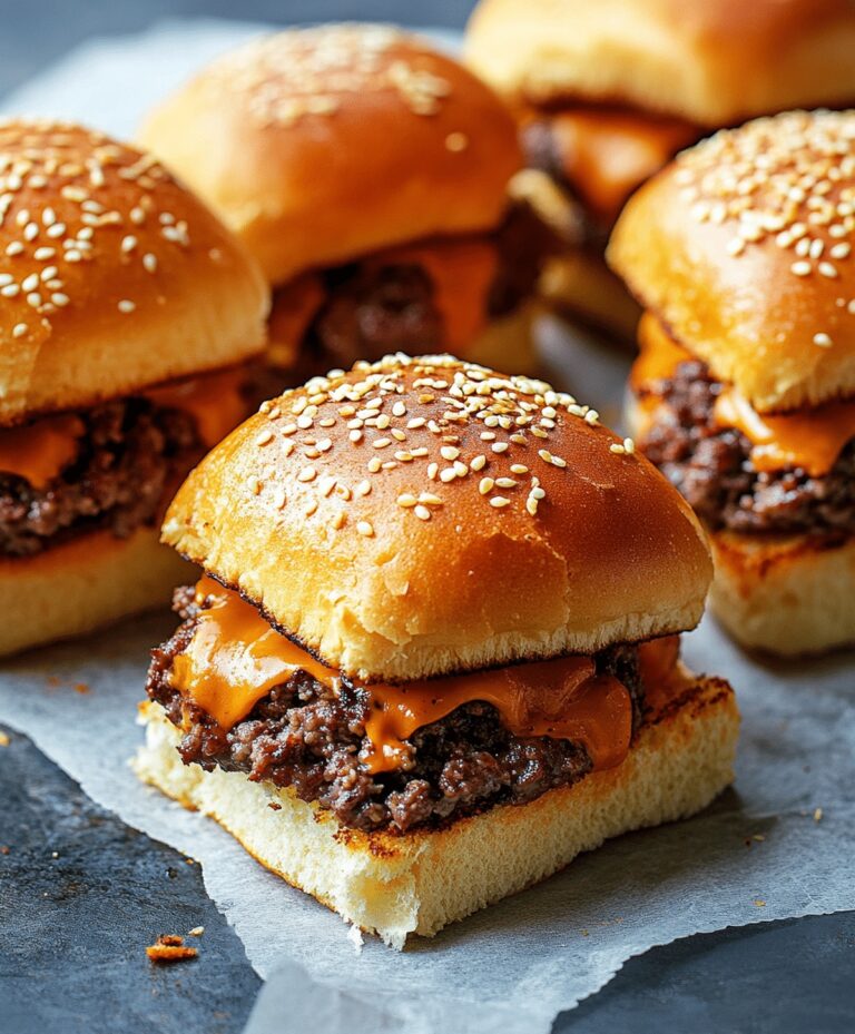 Easy Cheeseburger Sliders Recipe