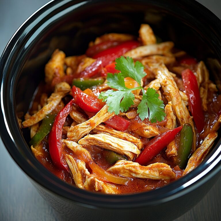 Chicken Fajitas In A Crockpot Recipe
