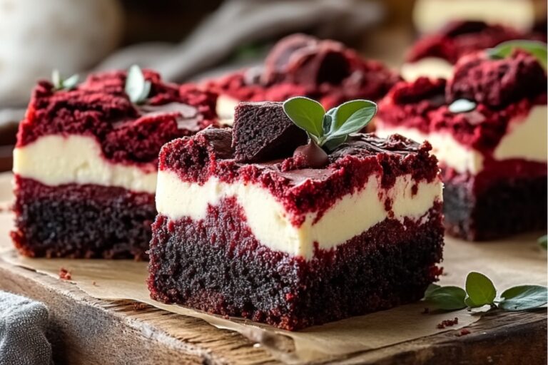 Red Velvet Cheesecake Brownies Recipe