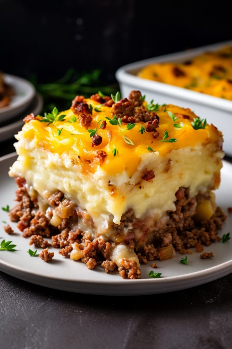 Loaded Potato And Meatloaf Casserole Recipe
