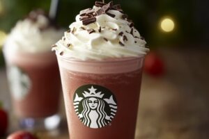 Starbucks Santas Chocolate Strawberry Frappe Recipe