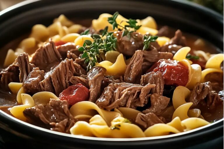 Crockpot Beef And Noodles Recipe
