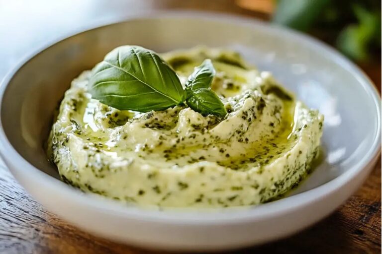 Creamy Basil Pesto Butter Recipe