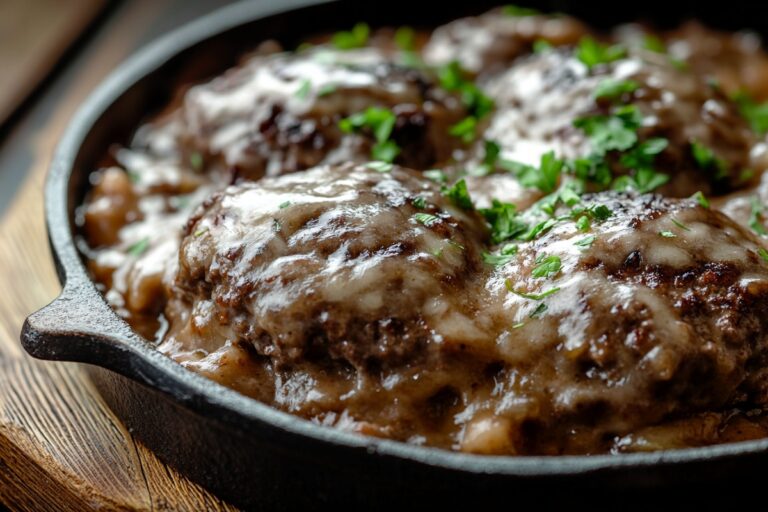 Amish Hamburger Steak Bake Recipe