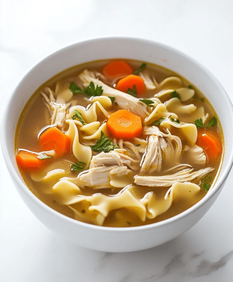 Crockpot Chicken Noodle Soup Recipe