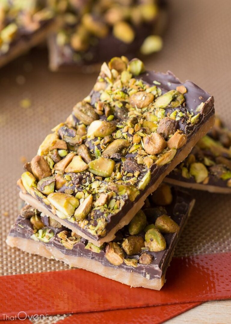 Pistachio English Toffee Recipe