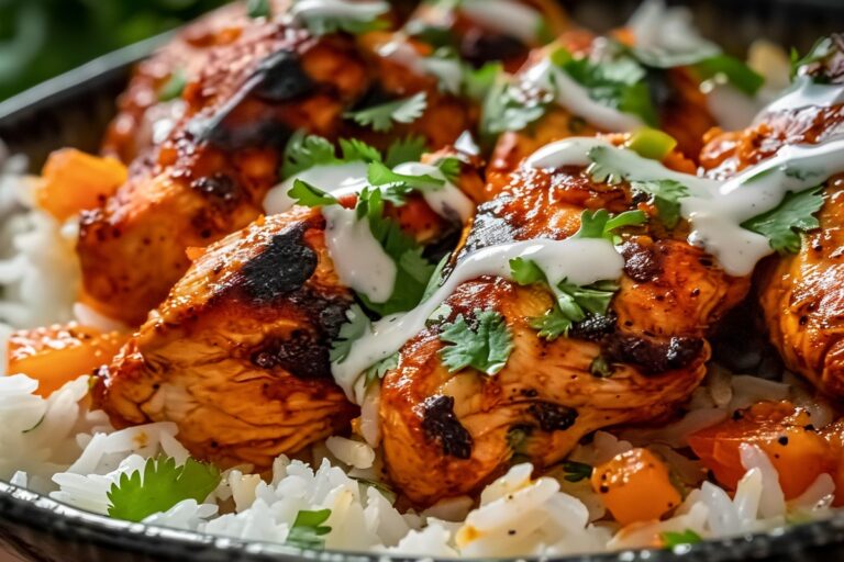 Tandoori Chicken Over Rice Recipe