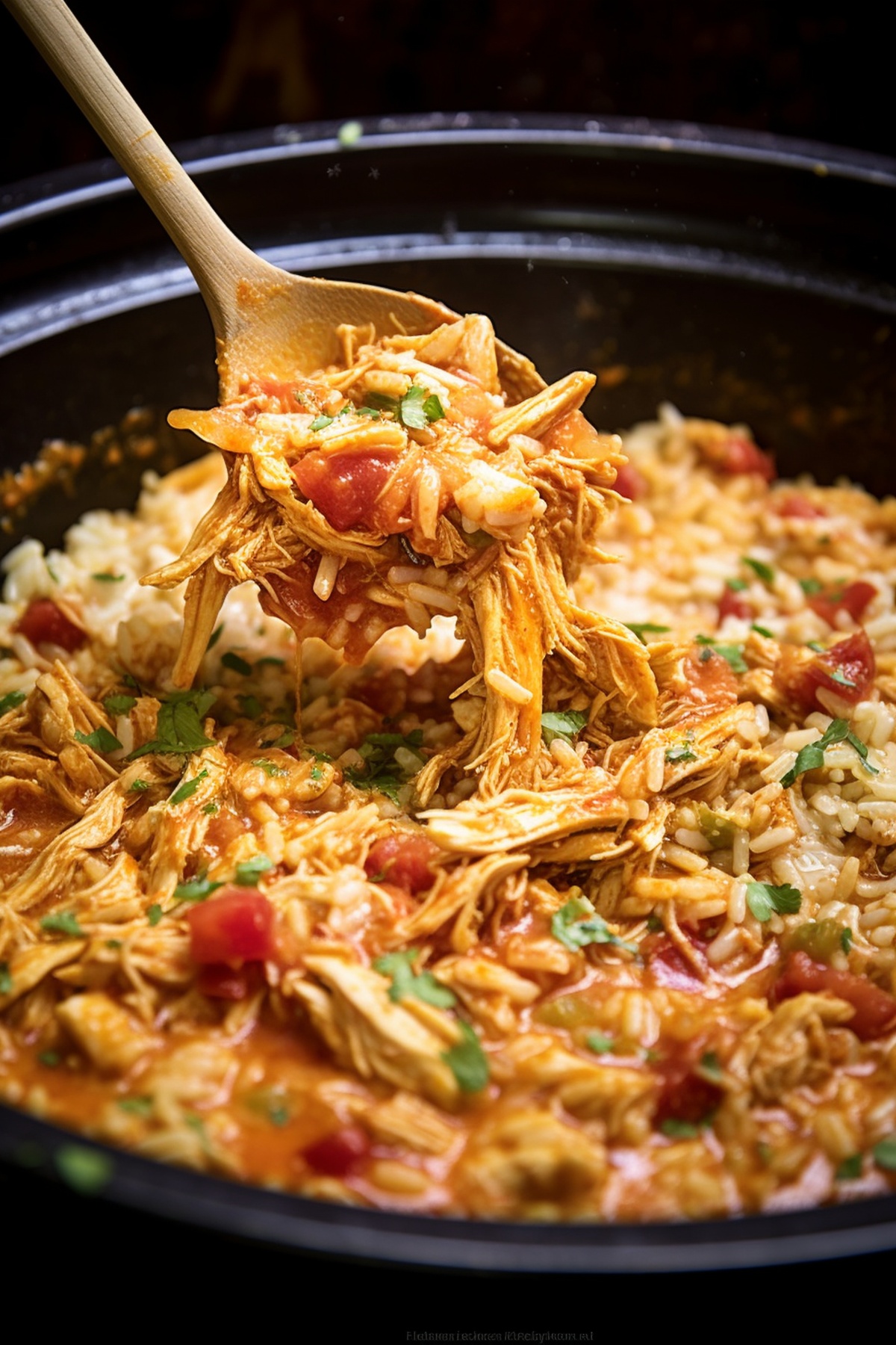 Slow Cooker Taco Chicken & Rice Recipe