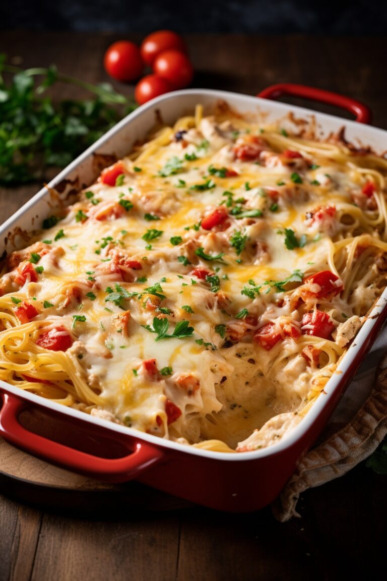 Chicken Spaghetti Casserole Recipe