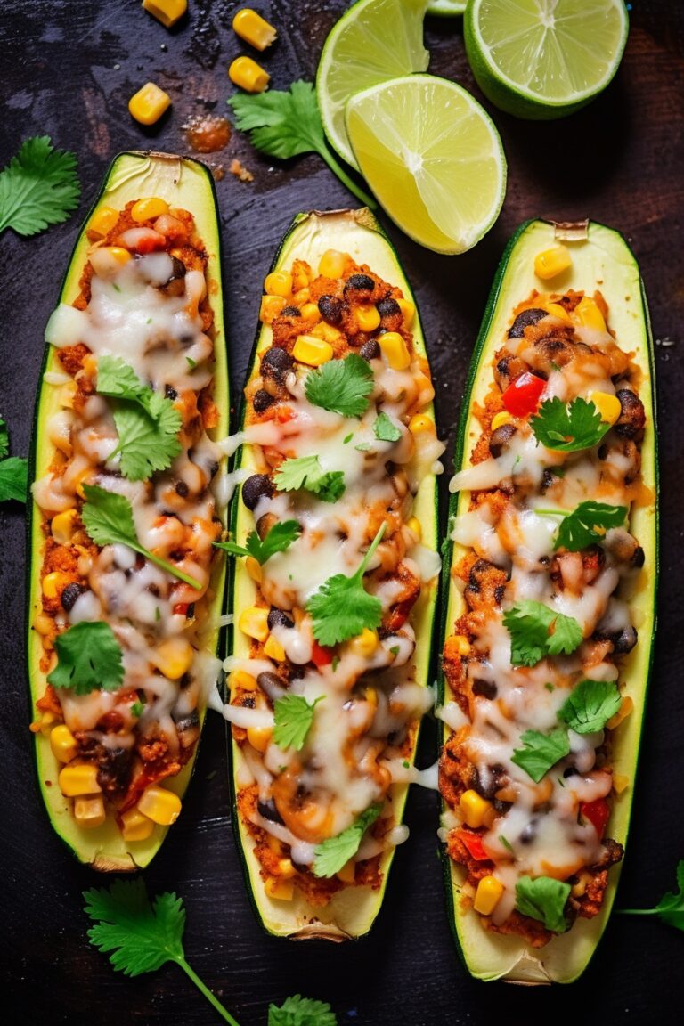 Mexican Zucchini Boats Recipe