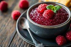 Raspberry Chia Jam For Valentines Day Recipe