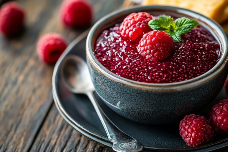 Raspberry Chia Jam For Valentines Day Recipe