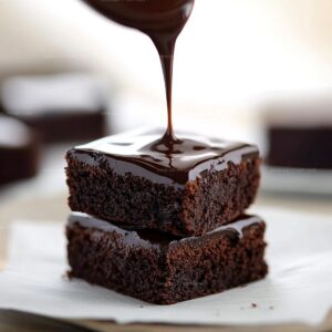 Fudgy Brownies With Ganache Recipe