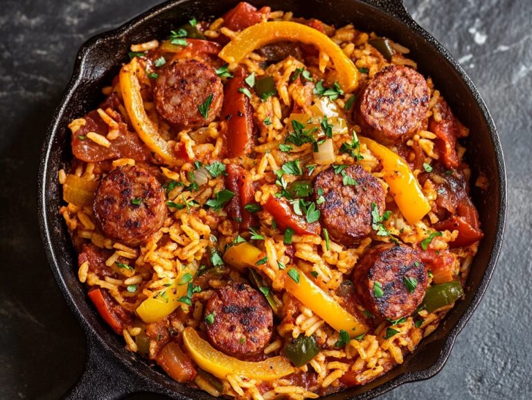 Sausage And Rice Skillet Recipe
