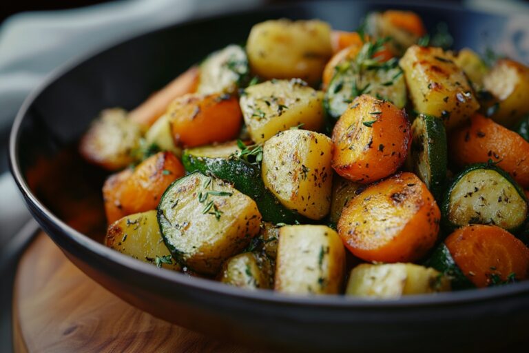 Caramelized Potatoes, Carrots, And Zucchini Recipe
