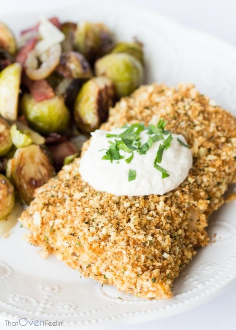 Skinny Crispy Oven-Fried Cod Recipe