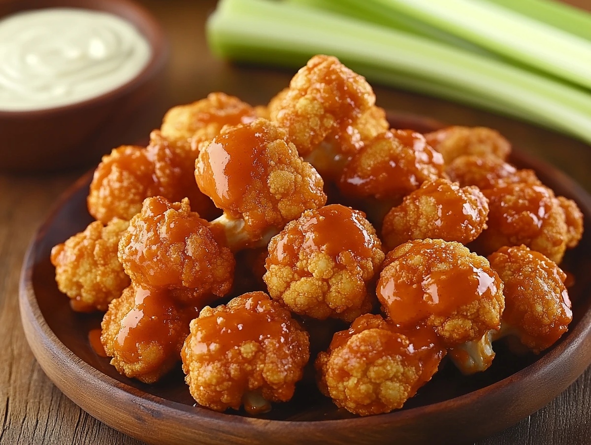 Buffalo Cauliflower Bites Recipe