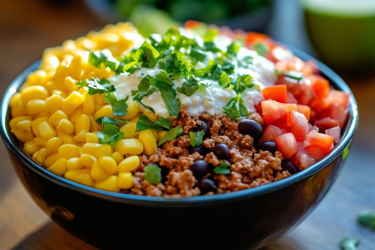 Taco Cottage Cheese Bowl Recipe