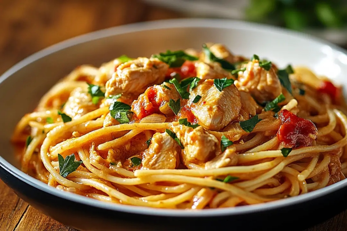 Rotel Chicken Spaghetti Recipe