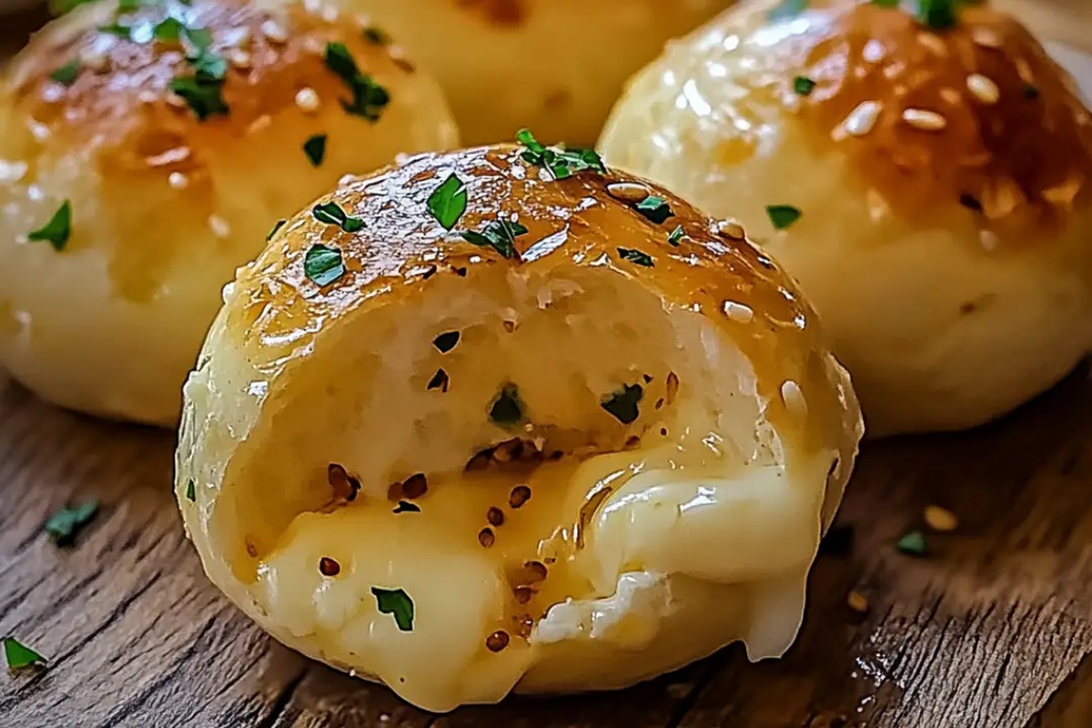 Homemade Garlic Butter Cheese Bombs Recipe