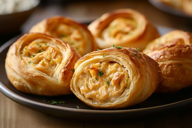 Buffalo Chicken Dip Croissants Recipe