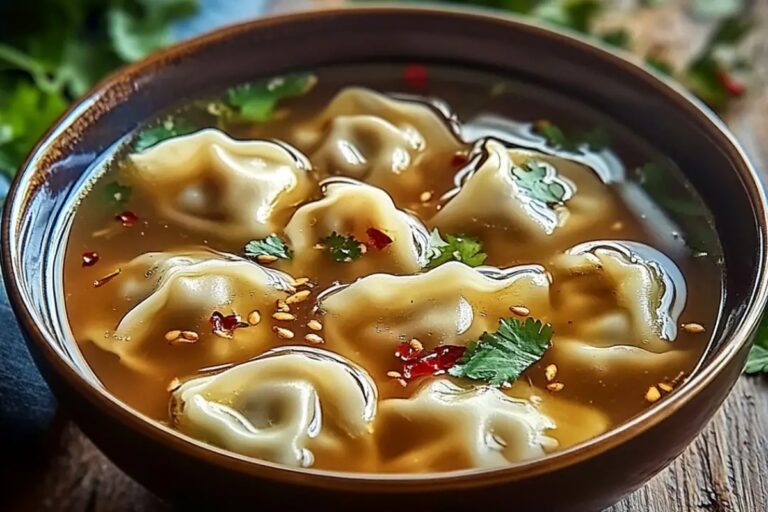 Easy Wonton Soup Recipe