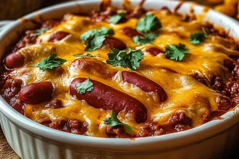 Chili Cheese Dog Casserole Recipe