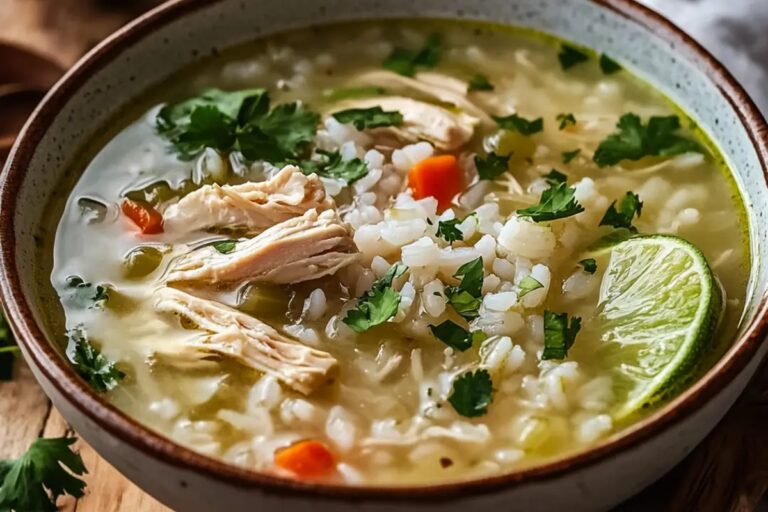 Ginger Lime Chicken And Rice Soup Recipe