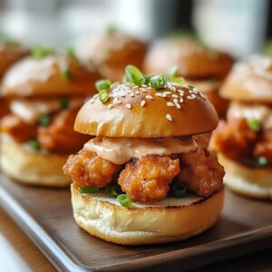 Bang Bang Chicken Sliders Recipe