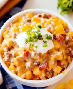 Slow Cooker Cowboy Casserole Recipe