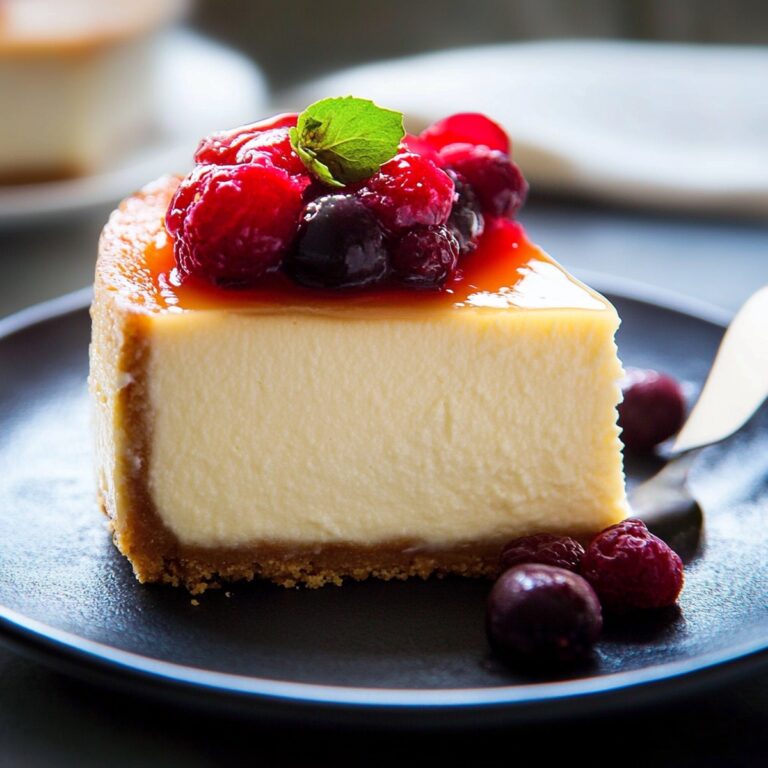 New York-Style Cheesecake Recipe