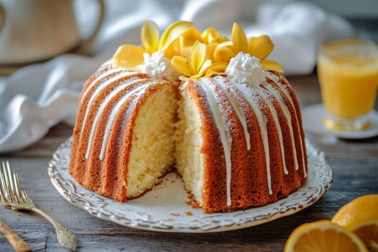 Pina Colada Pound Cake Recipe