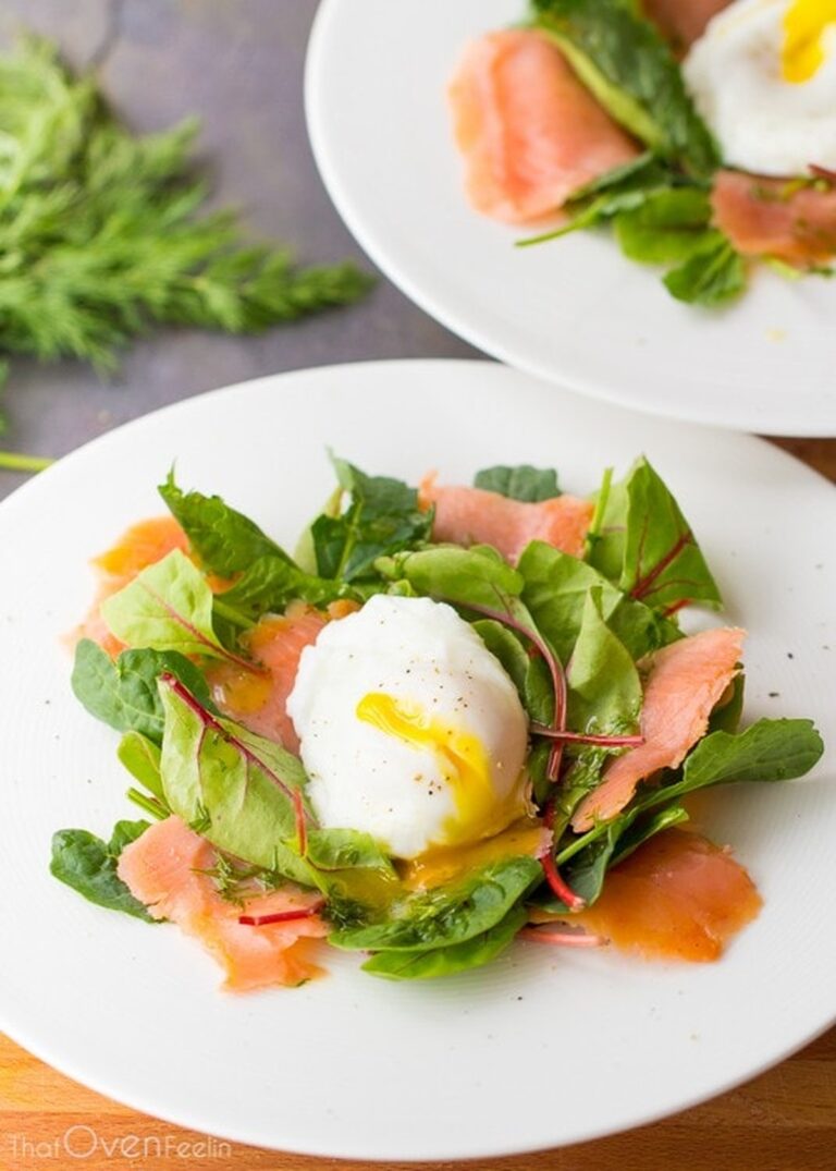 Smoked Salmon Salad With A Lemon-Dill Dressing Recipe