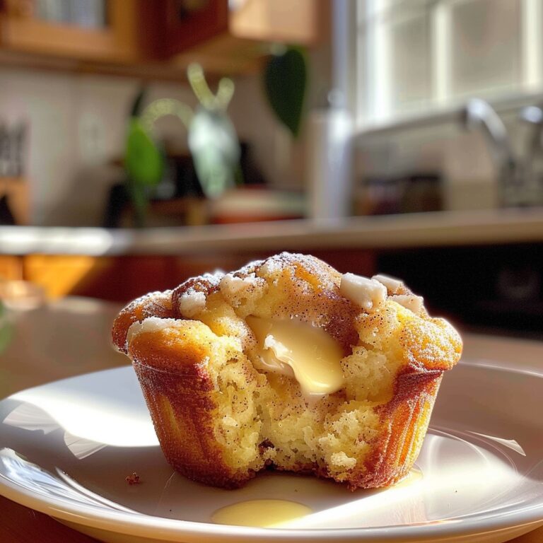 Soft Cinnamon Cream Cheese Muffins Recipe
