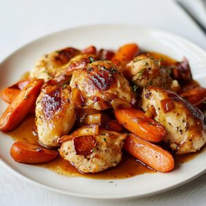 Honey Glazed Carrots & Chicken Recipe