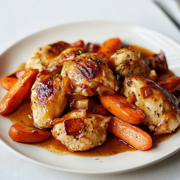 Honey Glazed Carrots & Chicken Recipe