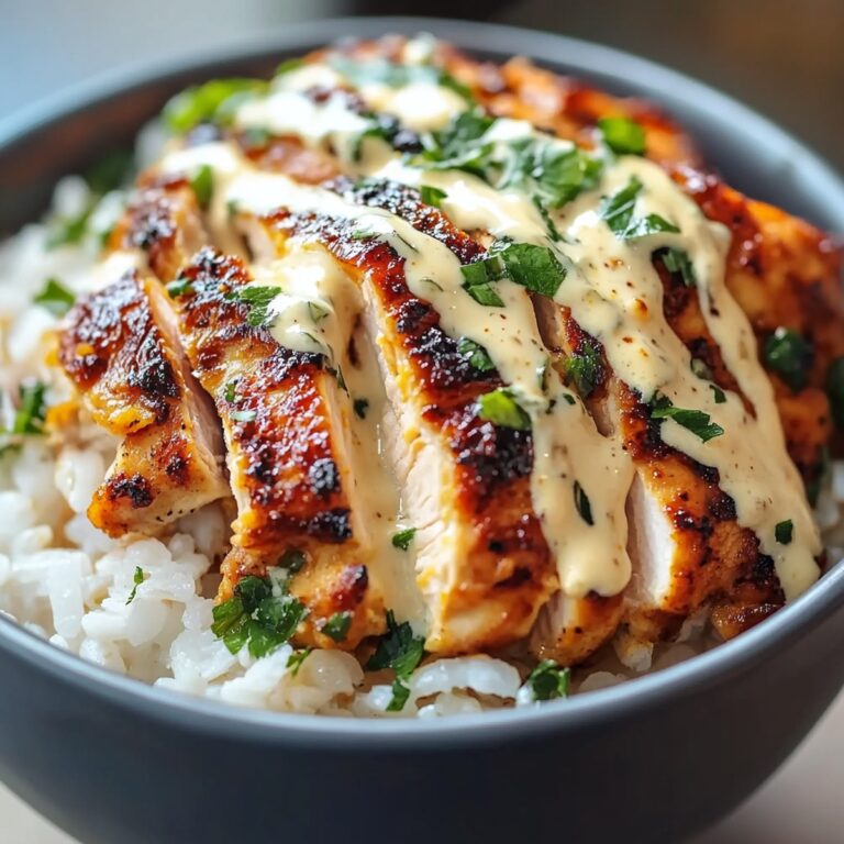 Chicken & Rice Bowls With Garlic Sauce Recipe