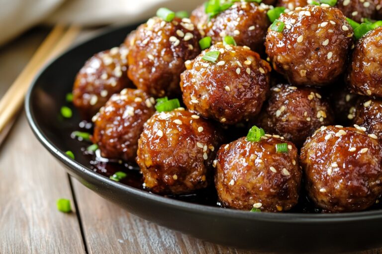 Korean Bulgogi Meatballs Recipe