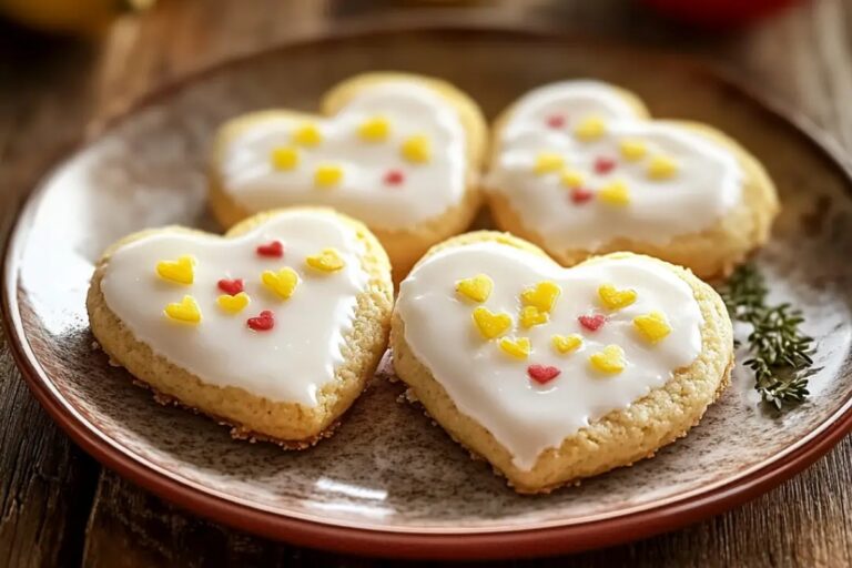 Valentine Frosted Lemon Cookies Recipe