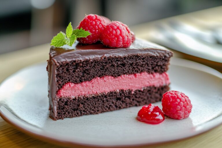 Chocolate Raspberry Truffle Cake Recipe