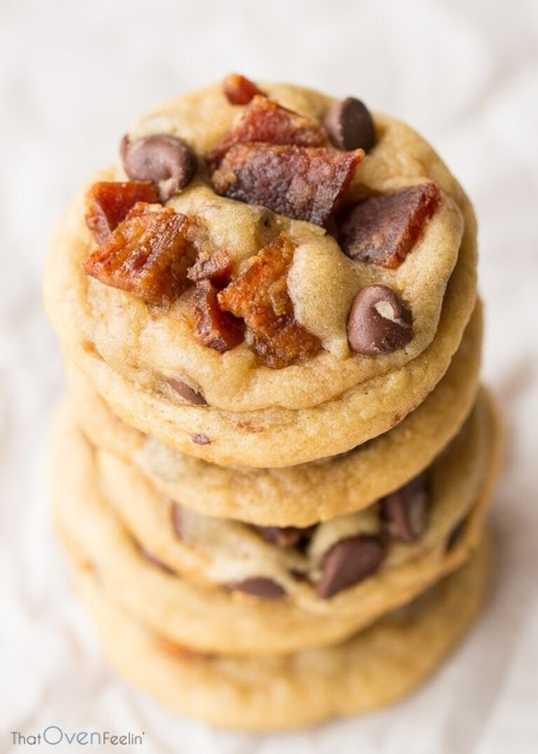 Candied Bacon Chocolate Chip Cookies Recipe