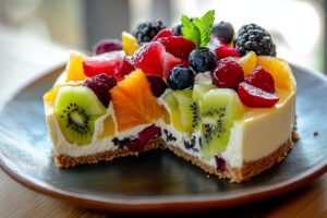 Fruit Salad Cheesecake Recipe