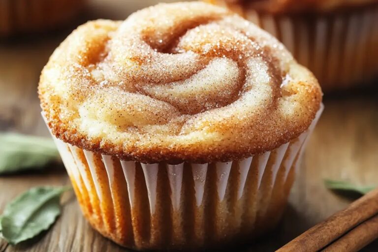 Swirled Cinnamon And Sugar Muffins Recipe