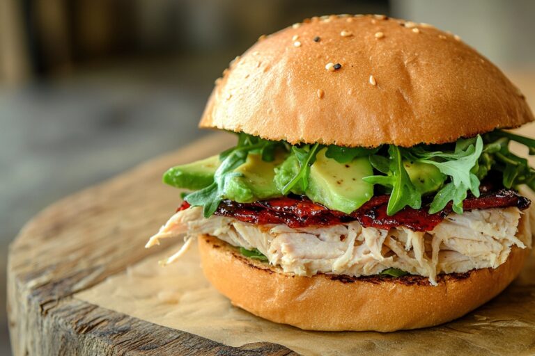 Honey Mustard Turkey Avocado Sandwich Recipe