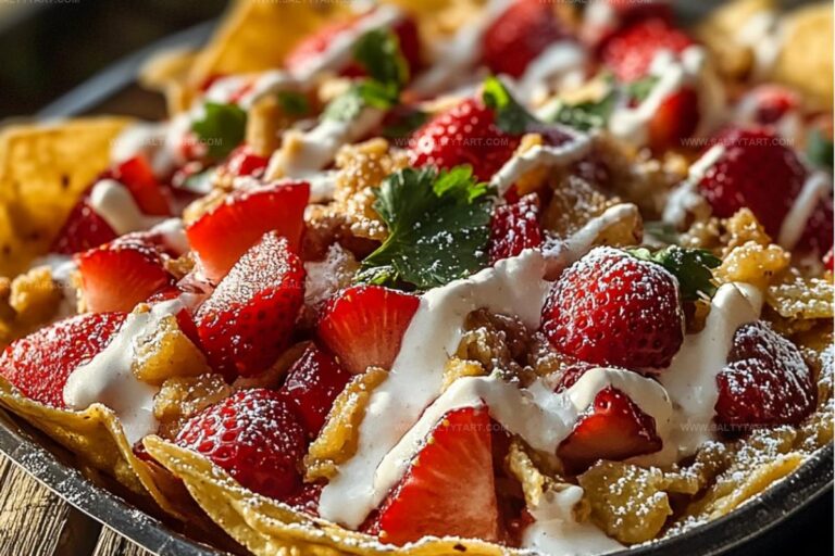 Strawberry Cheesecake Nachos Recipe