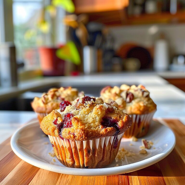 Cranberry, Orange & Pecan Muffins Recipe