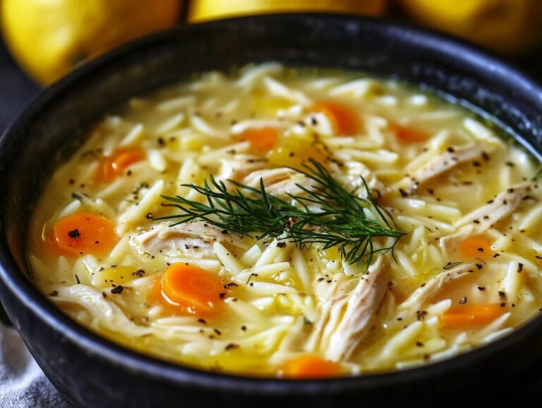 Greek Lemon Chicken Soup Recipe