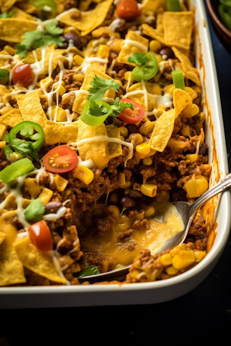 Walking Taco Casserole Recipe